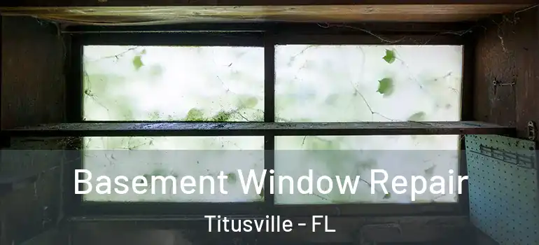 Basement Window Repair Titusville - FL