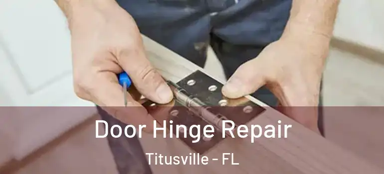 Door Hinge Repair Titusville - FL