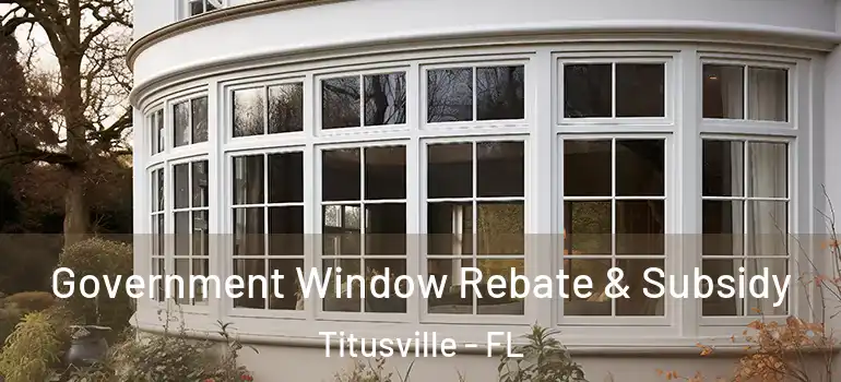 Government Window Rebate & Subsidy Titusville - FL